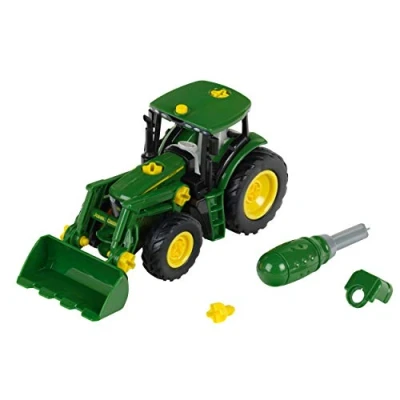 Abbildung von Theo Klein 3903 John Deere Traktor Mit Frontlader und Gegengewicht Demontierbare Einzelteile Maße: 24,5 cm x 9,5 12 Spielzeug für Kinder ab 3 Jahren