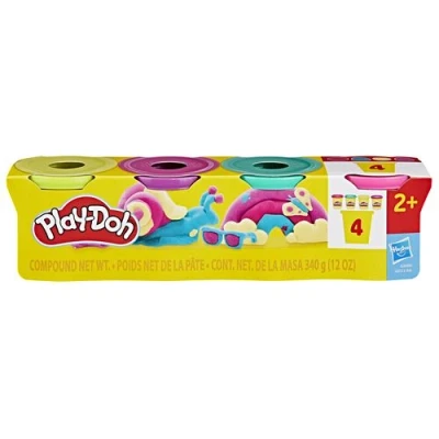 Abbildung von Play Doh 4er Pack kräftige Farben à 85 g