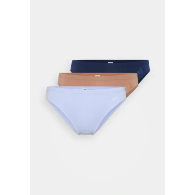 Abbildung von adidas Sportswear LOW RISE 3 PACK Bikinihose, Damen, Größe: Large, Brown/purple/dark blue