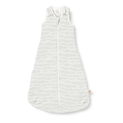 Abbildung von ERGObaby On The Move Ganzjahres Baby Schlafsack mit Füßen Gurtschlitz 6 18 Monate Baumwolle TOG 2.5 Winter, Silver Waves