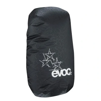 Abbildung von EVOC RAINCOVER SLEEVE, praktische Rucksackregenhülle (wasserdichter Schutzbeutel für Rucksack, Regenbezug, Rucksack Abdeckung, Maße: 16 x 56 27 cm, Gewicht: 50 g, Volumen: 10 25 l), Black