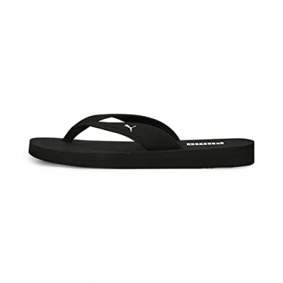 Abbildung von Puma Sandy FLIP Badezehentrenner für Kinder, Größe: 35.5, Black white Textil