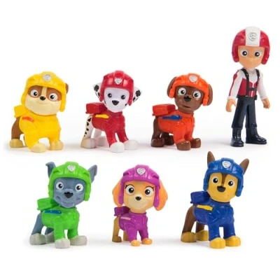 Abbildung von PAW PATROL Air Rescue Spielfiguren Geschenkset mit 7 Figuren zum Sammeln, Spielzeug für Kinder ab 3 Jahren