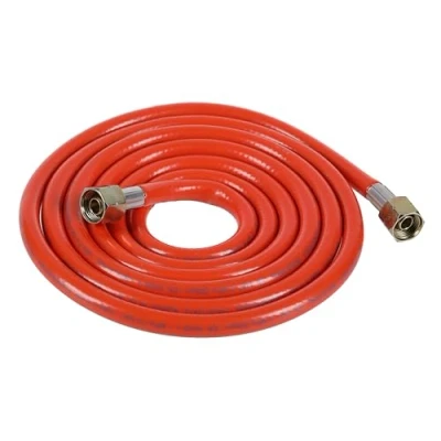 Abbildung von ROTHENBERGER Industrial Propangasschlauch Gasschlauch 2,5m Länge, Anschluss: 2 x G 3/8 L, EN 1327, Druck: MPa (20 bar), 5 mm, 032201E
