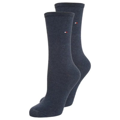 Abbildung von Tommy Hilfiger Women SOCK Casual 2 PACK Socken, Damen, Größe: 39 42, Jeans
