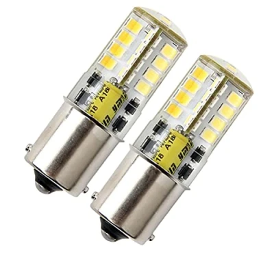 Abbildung von HRYSPN 1156 12V Wasserdichte Birne, 5W kaltweiß 6000K 500LM für Boot, Outdoor Landschaft Beleuchtung, etc (2 Pcs)