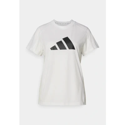 Abbildung von adidas Performance LOGO Sport Tshirt, Damen, Größe: Small, White/black