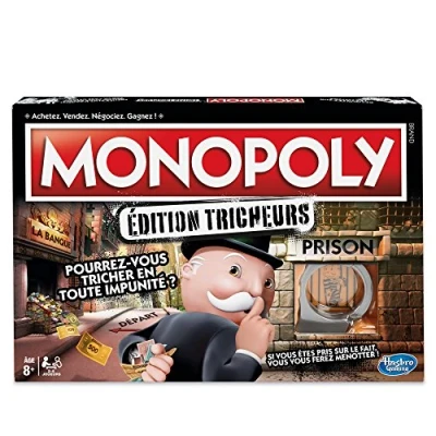 Abbildung von Monopoly Dreiecks, Gesellschaftsspiel, Brettspiel für die Familie, französische Version, ab 8 Jahren