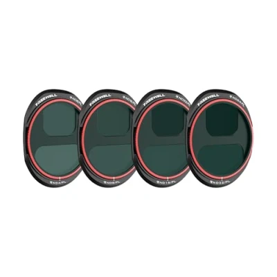 Abbildung von Freewell Bright Day ND/PL Filter für DJI Mavic 4 Pro ND8/PL, ND16/PL, ND32/PL, ND64/PL, reduzieren Reflexionen und verbessern die Farben kinematische Luftaufnahmen, 4er Pack
