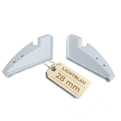 Abbildung von Lichtblau Seitenteil Set Flaschenfach Halter rechts 7438550 + links 7438548, 9097207, 9097208 I Liebherr Kühlschrank Ersatzteile für Flaschenablage Zubehör 7427333 7427329 7438552 7438554