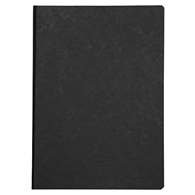 Abbildung von Clairefontaine 791421C Heft A4, Leinen, Age Bag, kariert, 96 Blatt, schwarz