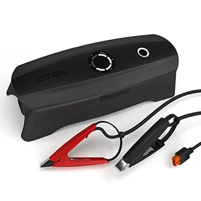 Abbildung von CTEK CS FREE, Tragbares Ladegerät 12V, 4 In 1 Powerbank, lithium ion, Solar, Outdoor Für PKW, Auto, Telefon, Computer, Intelligente Batteriepflege, Starthilfe Mit Adaptive Booster, schwarz