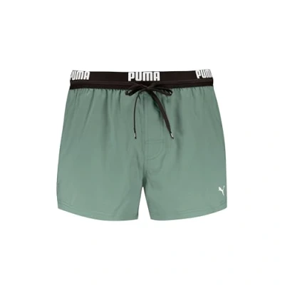 Abbildung von Puma SWIM MEN LOGO Badeshorts, Herren, Größe: Medium, Dark green
