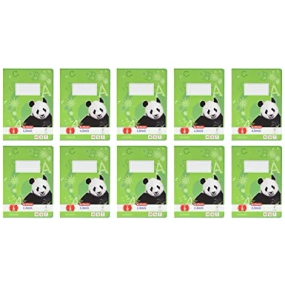 Abbildung von Herlitz 3320603 Hefte A5/16 Lineatur 06 (blanko) FSC Mixed 10er Packung Motive sortiert