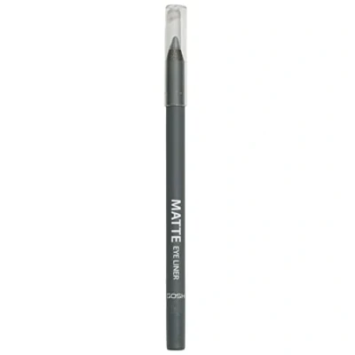 Abbildung von GOSH Matte Eyeliner in intensivem Schwarz I cremig weiche Textur für einfaches Auftragen hohe Deckkraft, ideal Smokey Eyes perfekt zu Maskara vegan &amp; parfümfrei 017 Classic Grey