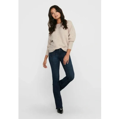 Abbildung von ONLY Onldaniella L/S NOOS Strickpullover, Damen, Größe: Small, Ecru