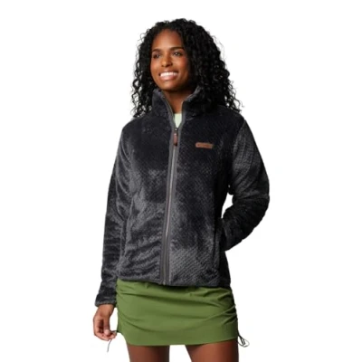 Abbildung von Columbia FIRE SIDE II Sherpa Fleecejacke, Damen, Größe: Large, Shark