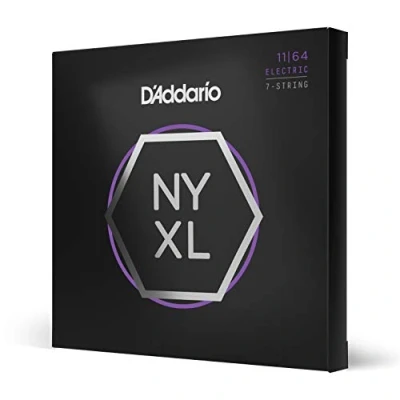 Abbildung von D&#039;Addario NYXL1164 Nickel Wound 7 String Electric Guitar Strings, Medium, 11 64