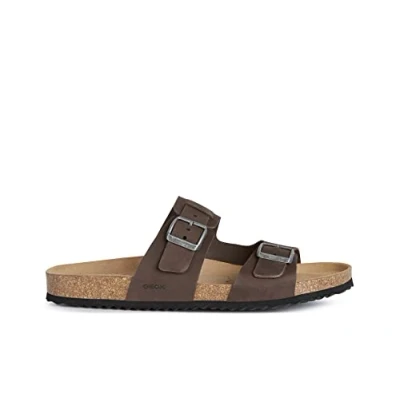 Abbildung von Geox Ghita Pantolette flach, Herren, Größe: 44, Dark coffee Schuhe