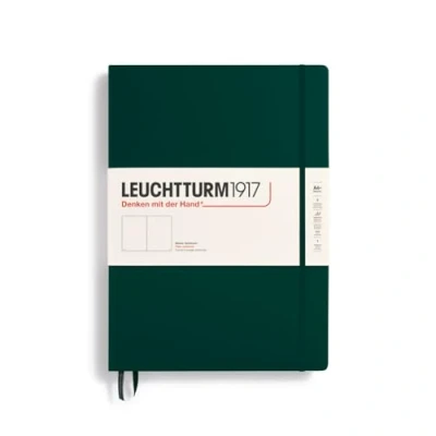 Abbildung von LEUCHTTURM1917 370263 Notizbuch Master Classic (A4+) Hardcover, 235 nummerierte Seiten, Forest Green, blanko