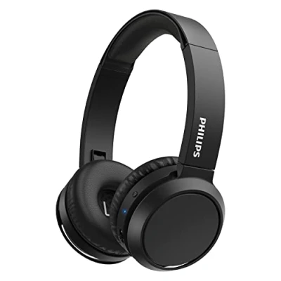 Abbildung von PHILIPS On Ear Kopfhörer H4205BK/00 mit Bass Boost Taste (Bluetooth, 29 Stunden Wiedergabezeit, Schnellladefunktion, Geräuschisolierung, Zusammenklappbar), Schwarz Matt