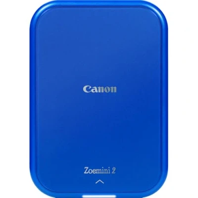 Abbildung von Canon Zoemini 2 Mini Fotodrucker 3 Monate Disney+ gratis mobil, tragbar, Hosentasche, Fotodruck 5x7,6 cm, kabellos für Smartphone + Tablet, Akku, App, Bluetooth, Marineblau [+ 10 Zink Druck Set]
