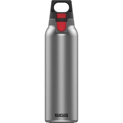 Abbildung von SIGG Isolierte Trinkflasche Thermosflasche Hot &amp; Cold One Light Brushed Mit Fruchtfilter Auslaufsicher BPA frei 18/8 Edelstahl Camping Outdoor 0,55L