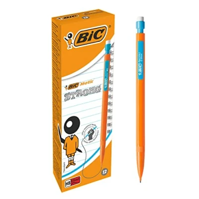 Abbildung von BIC 892271 Druckbleistift Matic STRONG, 0.9mm, HB, sortiert, inkl. 3 Minen, Schachtel à 12 Stück