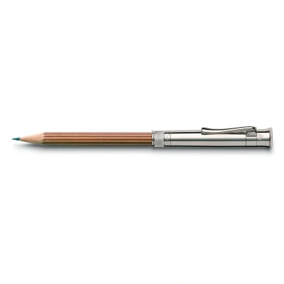 Abbildung von Graf von FABER CASTELL 118567 Perfekter Bleistift mit Verlängerer, Spitzer und Radiergummi, platiniert, Braun