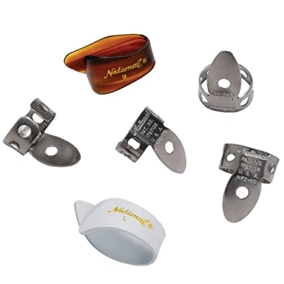Abbildung von D&#039;Addario National Edelstahl Fingerpick Bundle 6er Pack