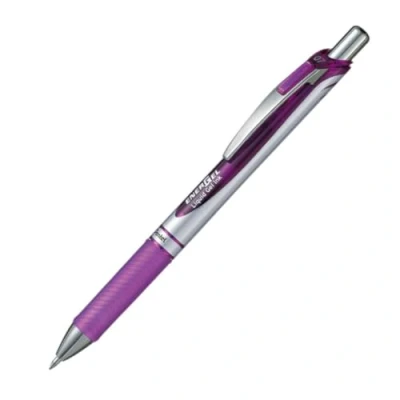 Abbildung von Pentel EnerGel XM BL77 Gelschreiber mit Druckmechanik, violett (1 Stück)