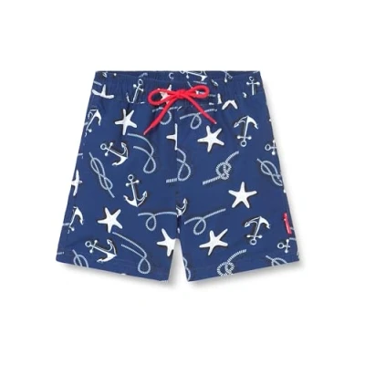 Abbildung von Playshoes Badeshorts Jungen Beach Short Badehose Schwimmhose Badebekleidung, Maritim, 146/152