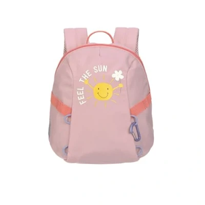 Abbildung von LÄSSIG Kleiner Kinderrucksack für Kita Kindertasche Krippenrucksack mit Brustgurt 3,5 Liter/Tiny Backpack Outdoor Sunshine peach