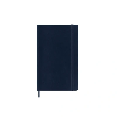 Abbildung von Moleskine Notizbuch mit gepunkteten Seiten, Blau (Saphir), Groß, 13 x 21 cm