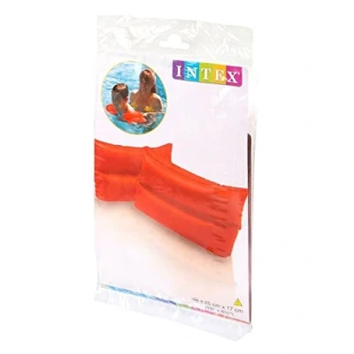 Abbildung von Intex 59642EU Breite aufblasbare Schwimmflügel Orange, Vinyl, 25x17 cm