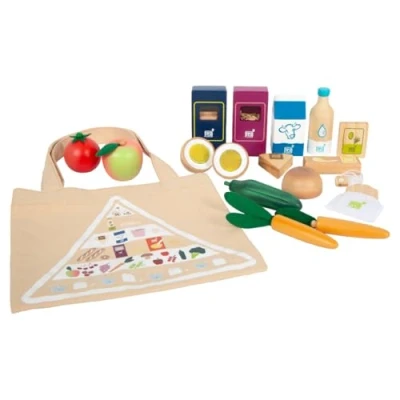 Abbildung von small foot Lebensmittel Set vegetarisch &quot;fresh&quot; aus Holz, Spiellebensmittel und Rollenspielzeug, ab 3 Jahren, 12284