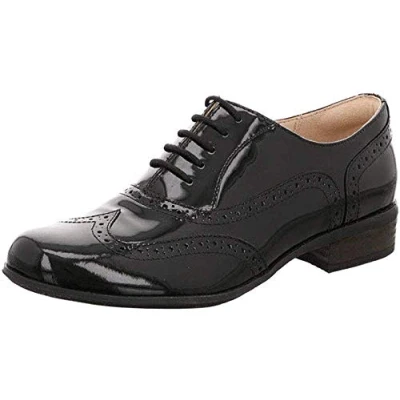 Abbildung von Clarks Hamble OAK Schnürer, Damen, Größe: 38, Black Leder