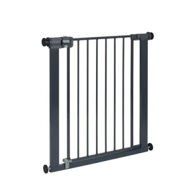 Abbildung von Safety 1st Easy Close Metal Gate, Treppenschutzgitter ohne Bohren, 7380 cm (bis 108 erweiterbar), leicht schließbares Türschutzgitter, mit 1 Hand öffnen, kein Zweifachsicherung, Schwarz