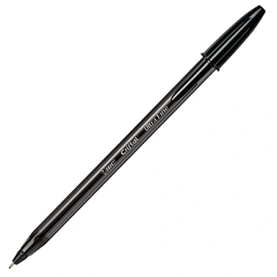 Abbildung von BIC 992603 Cristal Exact Kugelschreiber mit dünner Spitze(0,7mm)Schwarz,20erBox