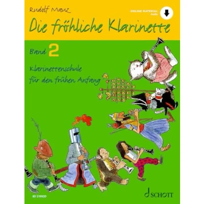 Abbildung von Die fröhliche Klarinette: Klarinettenschule für den frühen Anfang (Überarbeitete Neuauflage). Band 2. Klarinette. Lehrbuch. (Die Klarinette, 2)