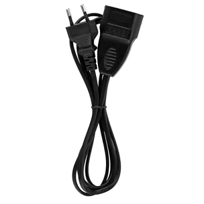 Abbildung von REV Verlängerungskabel Euro Verlängerung 2m mit Stecker, schwarz