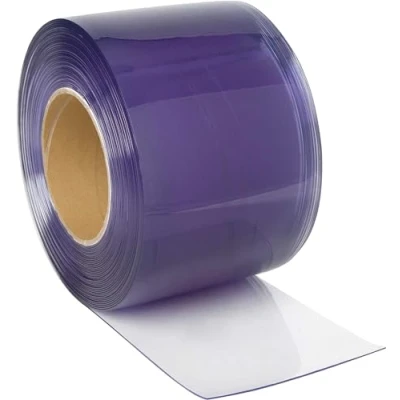Abbildung von Kerbl Streifenvorhang (für Ställe/Paddocks/Hallen, Rollenlänge 25 m, Breite 20 cm, Vorhang transparent, PVC, ohne Montagematerial) 291156