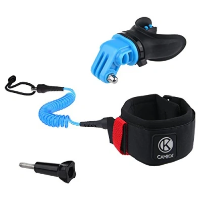 Abbildung von CAMKIX Surf Mundstück und Armriemen, kompatibel mit Allen GoPro Hero Kameras Anderen kompatibler Halterung Freisprecheinrichtung für Wassersport