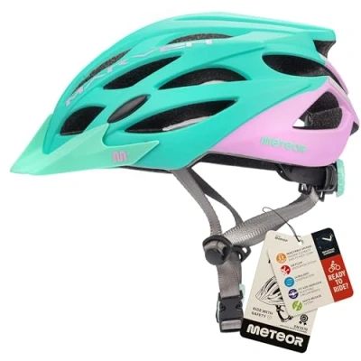Abbildung von meteor® Marven Fahrradhelm Herren Damen Kinder Helm MTB rollerhelm mädchen kinderfahrradhelm für Downhill rennradhelm Mountainbike Inliner skaterhelm BMX fahradhelm Scooter Jungen Bike Helmet