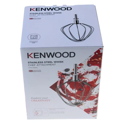 Abbildung von Kenwood Schneebesen aus Edelstahl KAT51.000SS, Zubehör für Küchenmaschinen, Ballonschneebesen passend alle Chef Spülmaschinenfest, Edelstahl, Silber