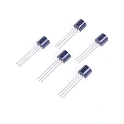 Abbildung von ANGEEK 5 Stück digitaler Temperatursensor TO92 55C +125C für Arduino, Raspberry Pi