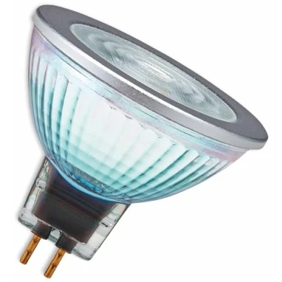 Abbildung von OSRAM Dimmbare MR16 LED Reflektorlampe mit GU5.3 Sockel, Warmweiss (2700K), Glas Spot, 8W, Ersatz für 50W Reflektorlampe, SUPERSTAR 12 V