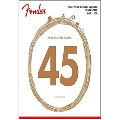 Abbildung von Fender Acoustic Bass Strings, Phosphor Bronze, Long Scale, .45 .100 Gauges, (4)