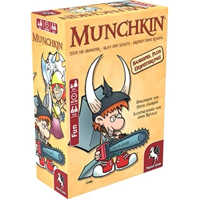 Abbildung von Pegasus Spiele 17222G Munchkin 1+2