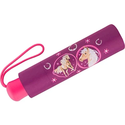 Abbildung von Scout Kinder Taschenschirm mit reflektierendem Streifen Nebula, 90 cm